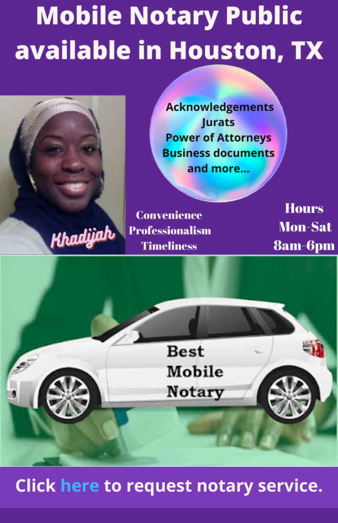 Mobile Notary Public Flyer